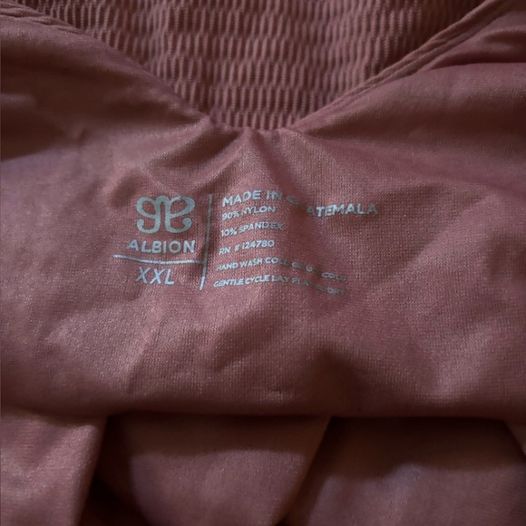 The Kate Albion Terracotta Ribbed one piece bathing suit NEW - Picture 3 of 3